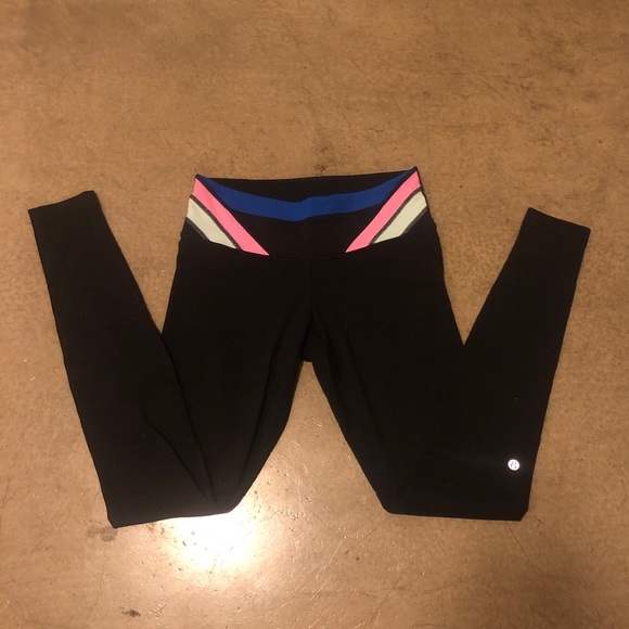 Lululemon Sz 6 Wunder Under Leggings *Reversible* - Picture 2 of 7